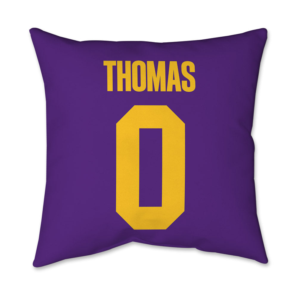 LSU - NCAA Football : Zavion Thomas - Graphic Pillow 16x16-1