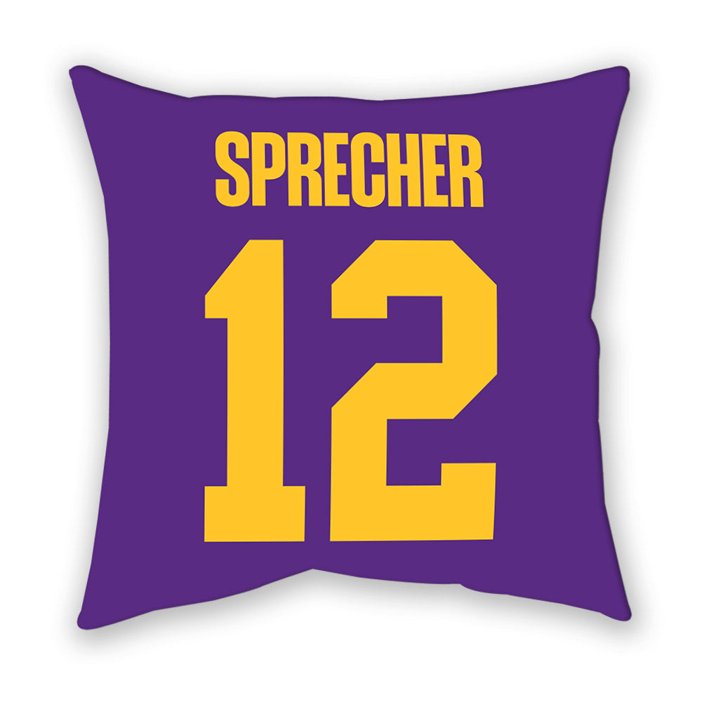 LSU - NCAA Beach Volleyball : Julia Sprecher - Graphic Pillow-1