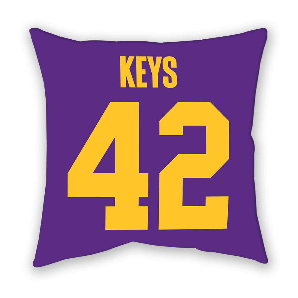 LSU - NCAA Football : Davhon Keys - Graphic Pillow-1