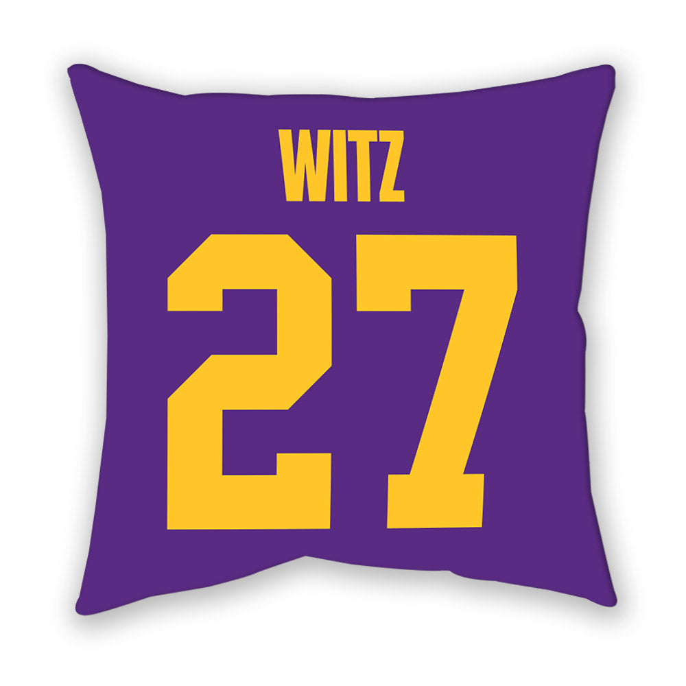 LSU - NCAA Women's Soccer : Morgan Witz - Graphic Pillow-1