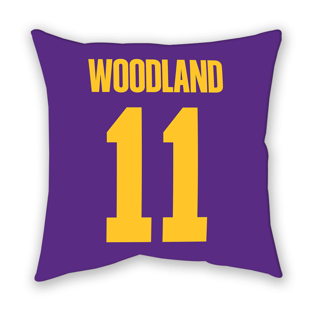LSU - NCAA Football : PJ Woodland - Graphic Pillow-1