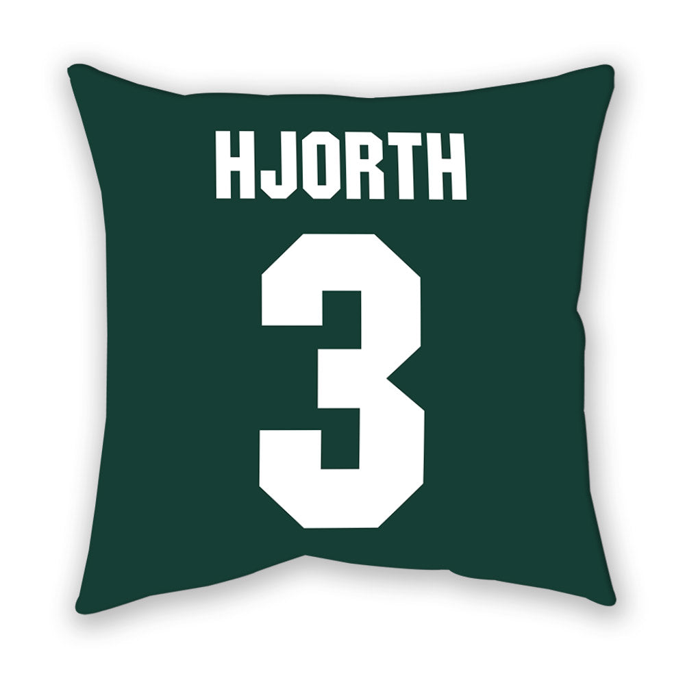Michigan State - NCAA Women's Soccer : Taya Hjorth - Pillow-1