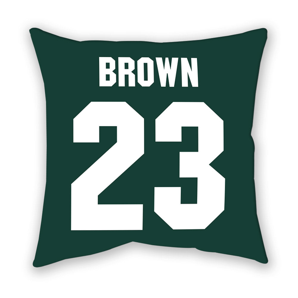 Michigan State - NCAA Women's Basketball : Jalyn Brown - Pillow-1