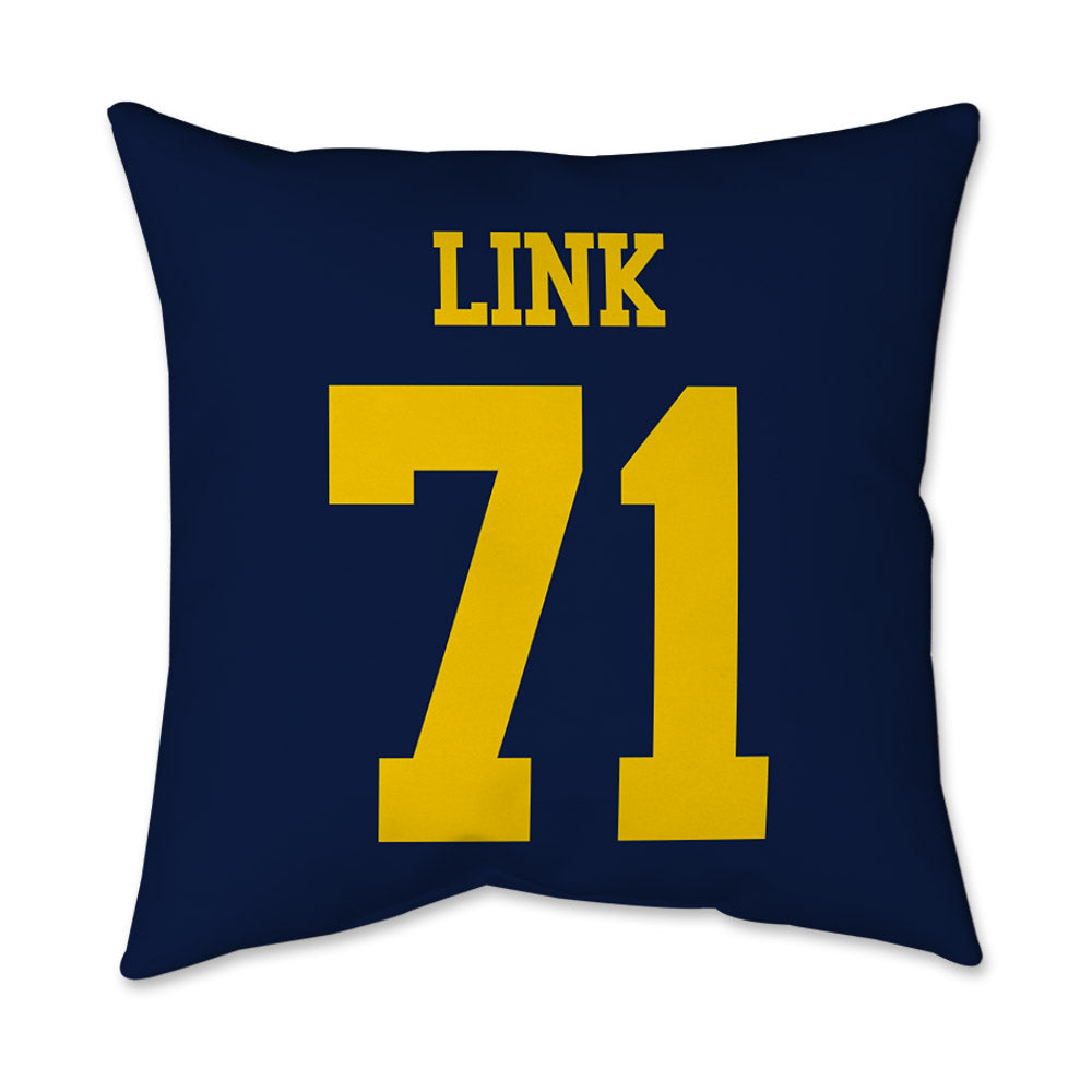 Michigan - NCAA Football : Evan Link - Graphic Pillow 16x16-1