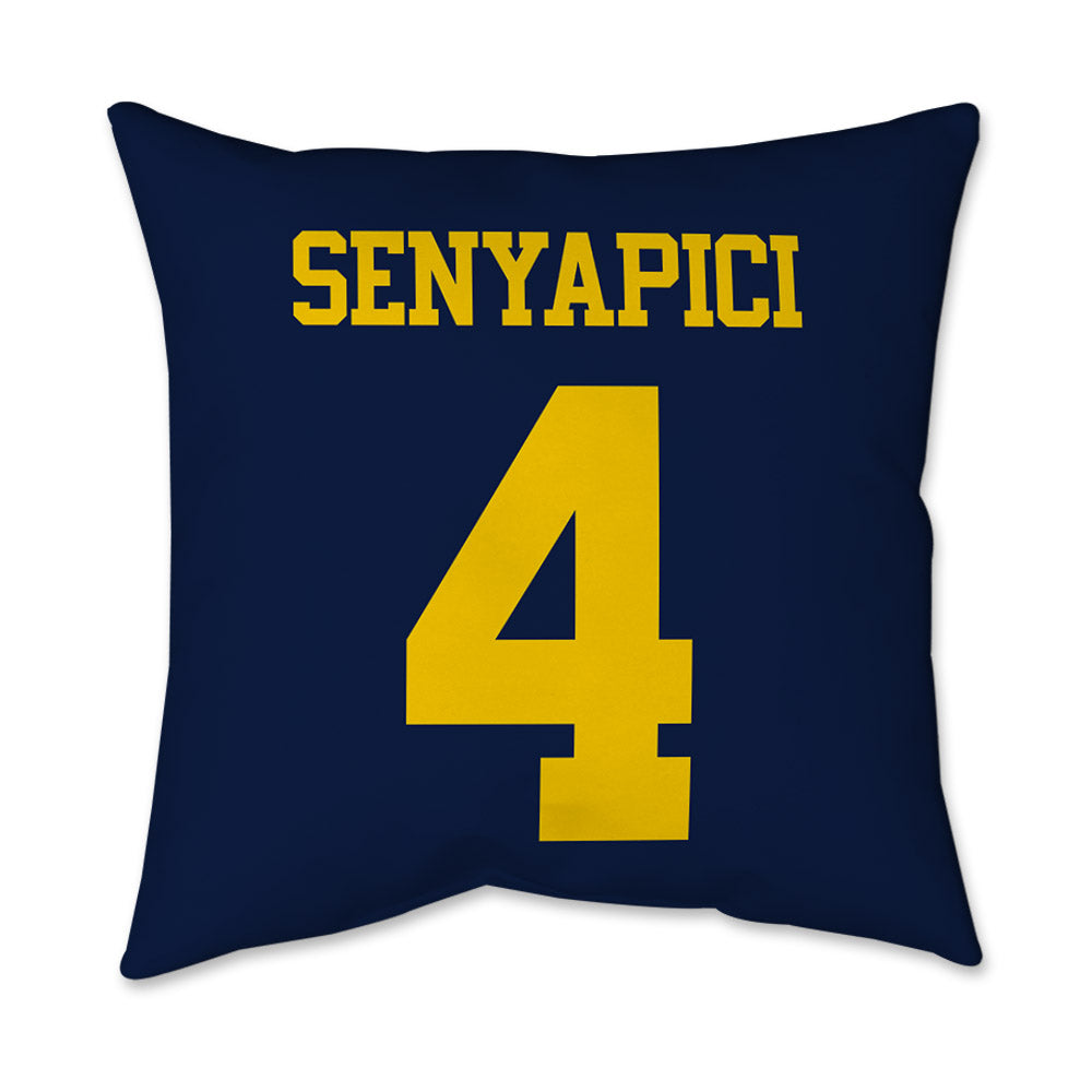 Michigan - NCAA Women's Volleyball : Ece Senyapici - Graphic Pillow 16x16-1