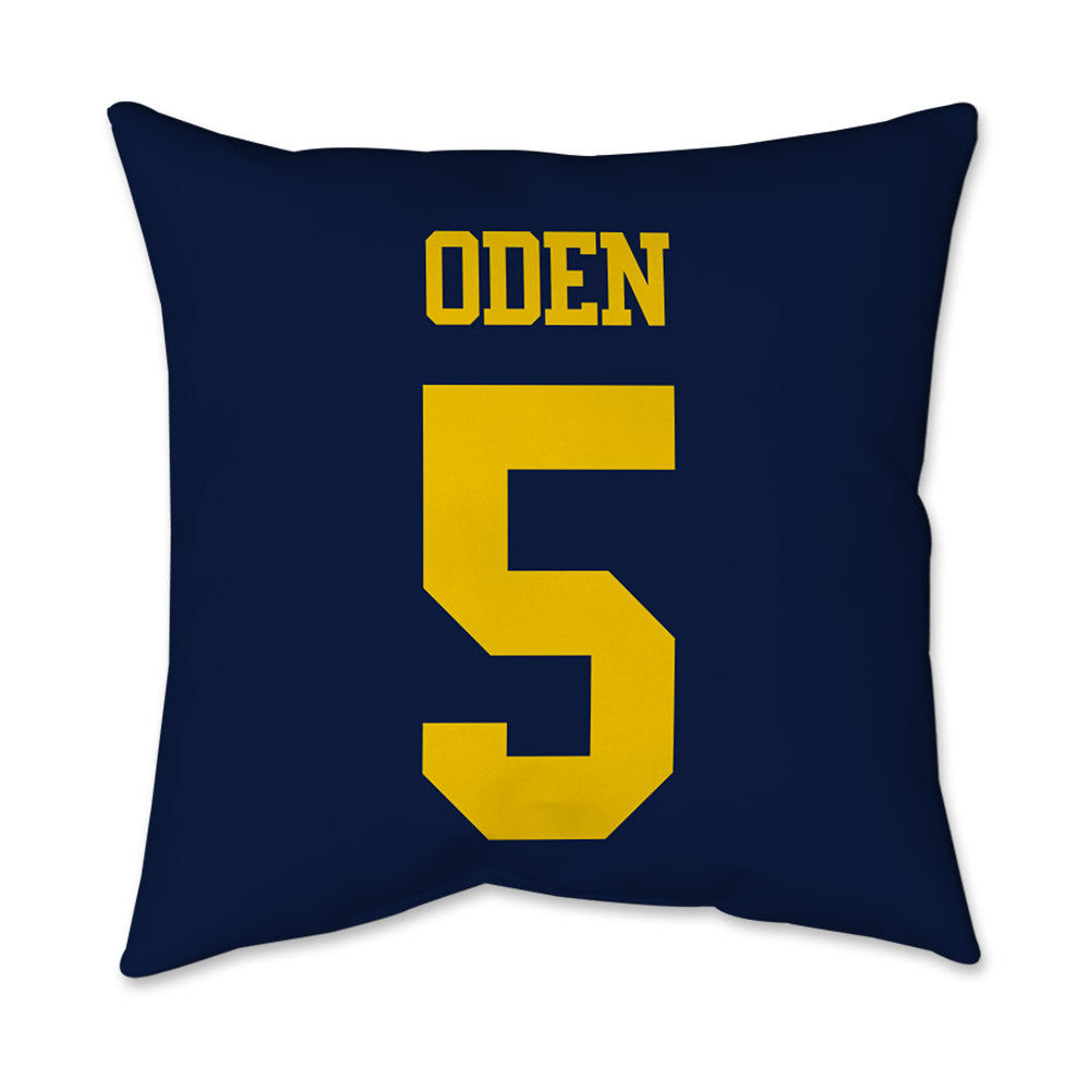 Michigan - NCAA Football : Jacob Oden - Graphic Pillow 16x16-1