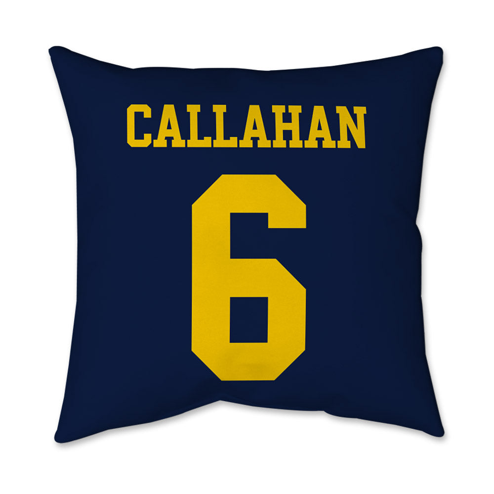 Michigan - NCAA Women's Lacrosse : Grace Callahan - Graphic Pillow 16x16-1