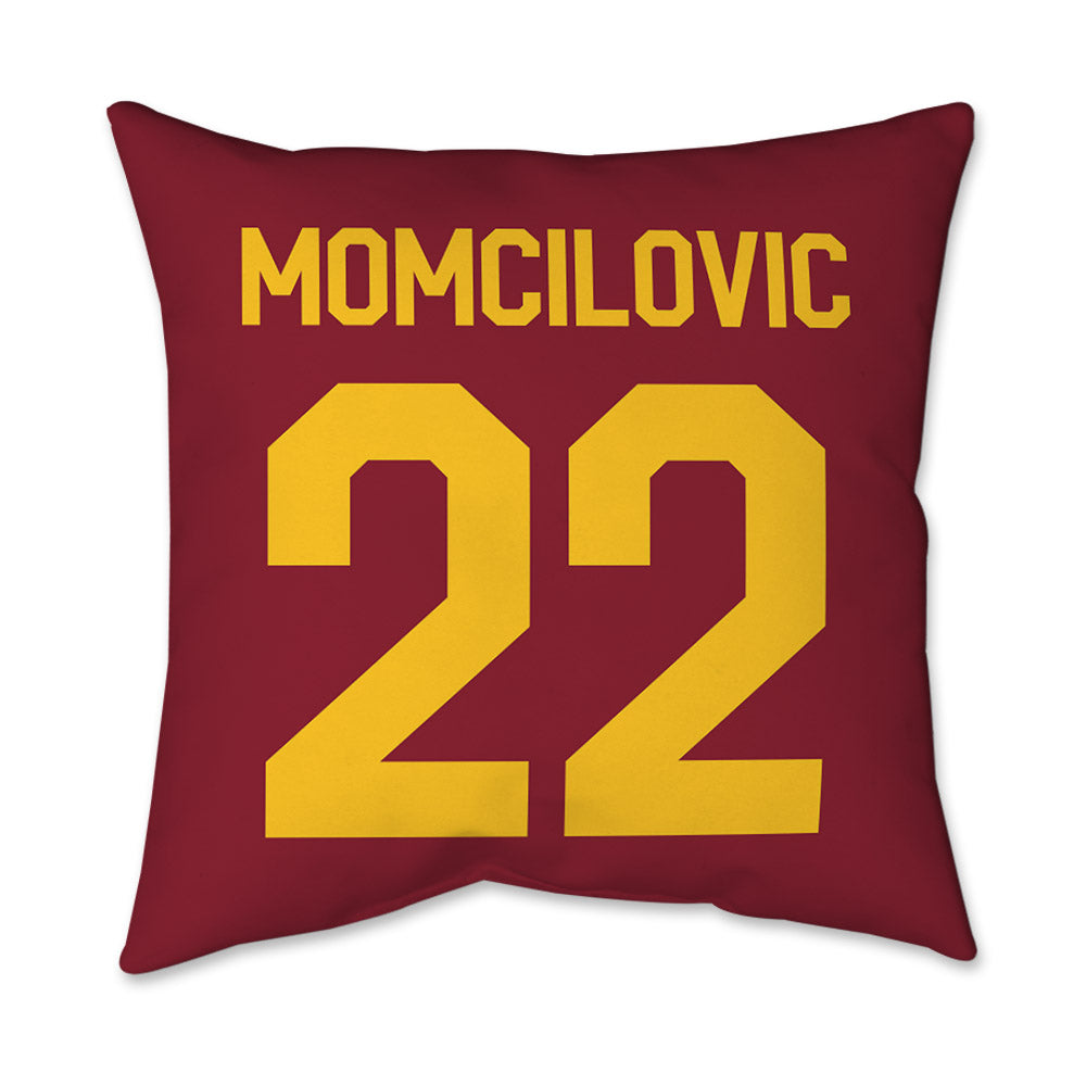 Iowa State - NCAA Men's Basketball : Milan Momcilovic - Graphic Pillow 16x16-1