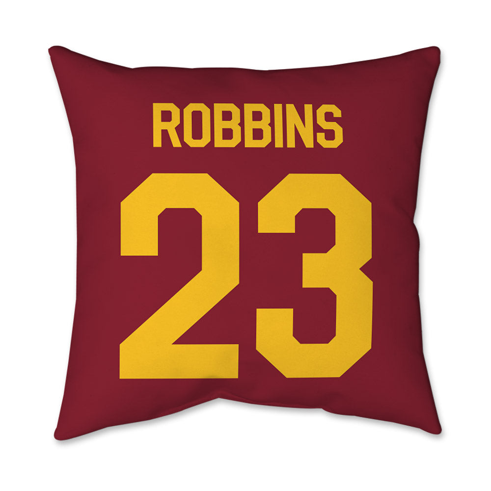 Iowa State - NCAA Football : Carson Robbins - Graphic Pillow 16x16-1