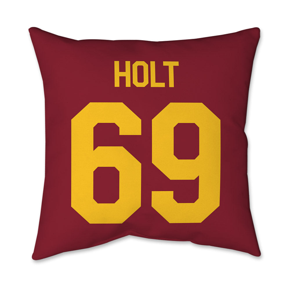 Iowa State - NCAA Football : Dontrell Holt - Graphic Pillow 16x16-1