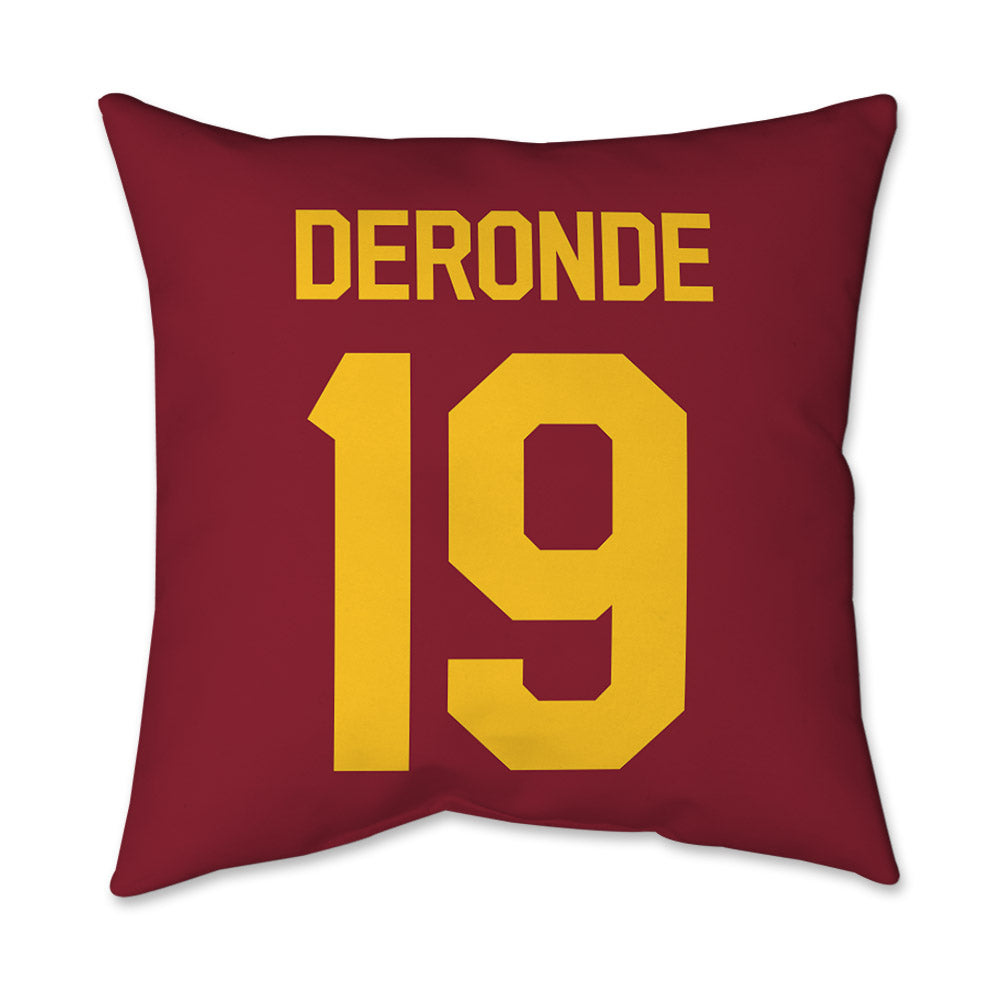 Iowa State - NCAA Women's Volleyball : Faith DeRonde - Graphic Pillow 16x16-1