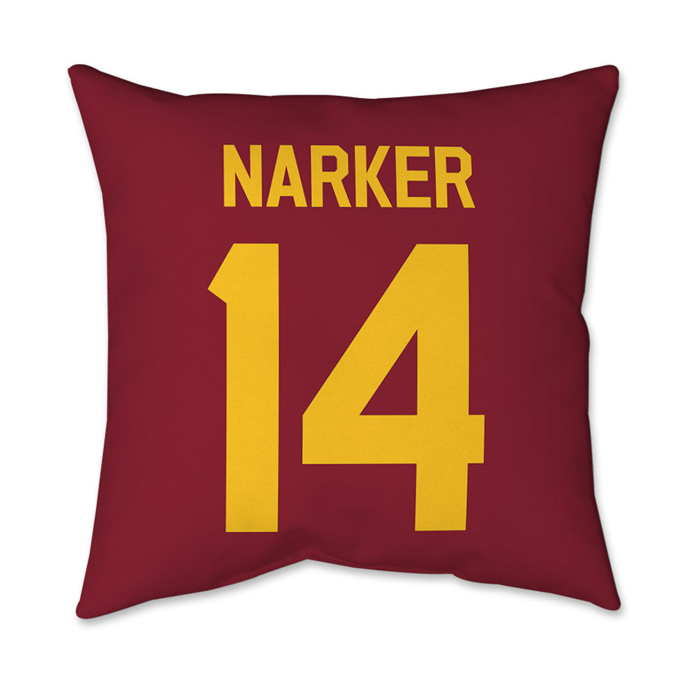 Iowa State - NCAA Women's Tennis : Ashlee Narker - Graphic Pillow 16x16-1