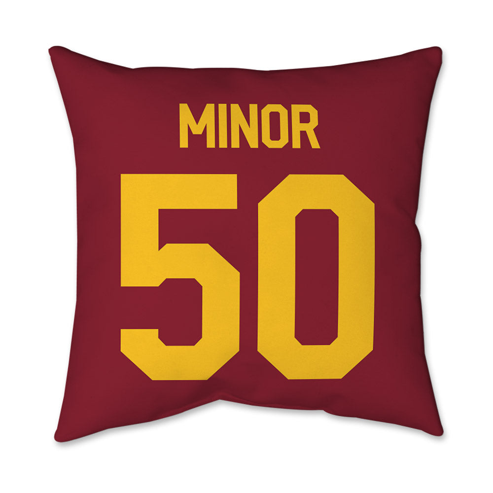 Iowa State - NCAA Softball : Ashley Minor - Graphic Pillow 16x16-1