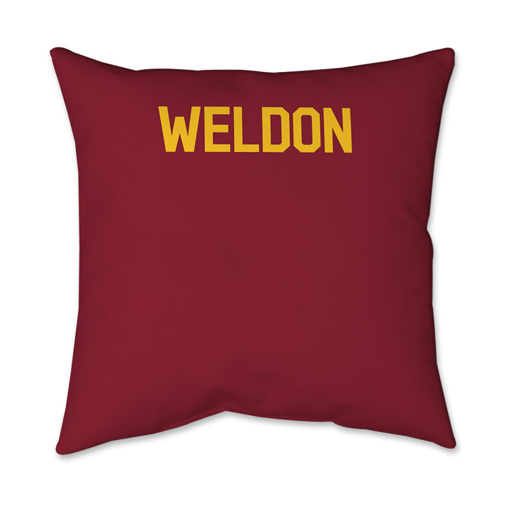 Iowa State - NCAA Women's Gymnastics : Finley Weldon - Graphic Pillow 16x16-1