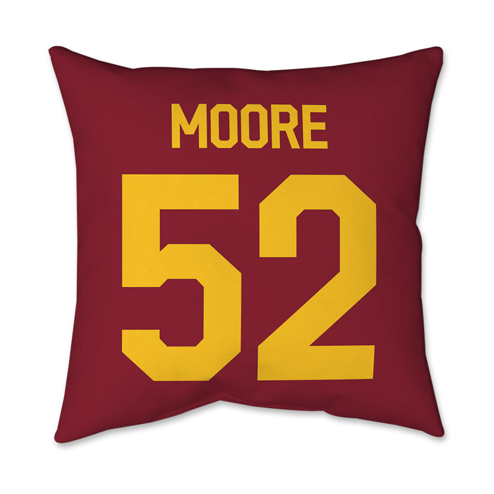 Iowa State - NCAA Football : Kamori Moore - Graphic Pillow 16x16-1