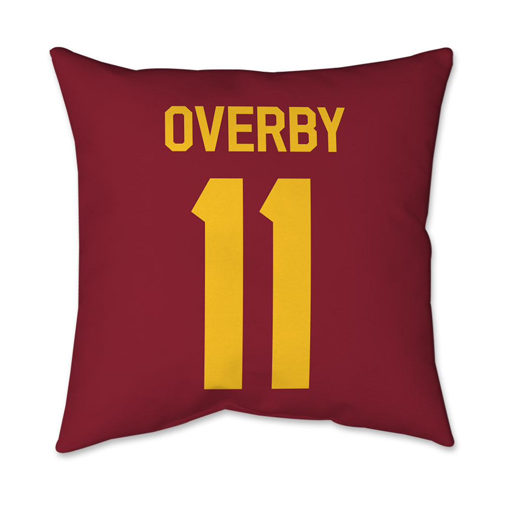 Iowa State - NCAA Football : Dominic Overby - Graphic Pillow 16x16-1