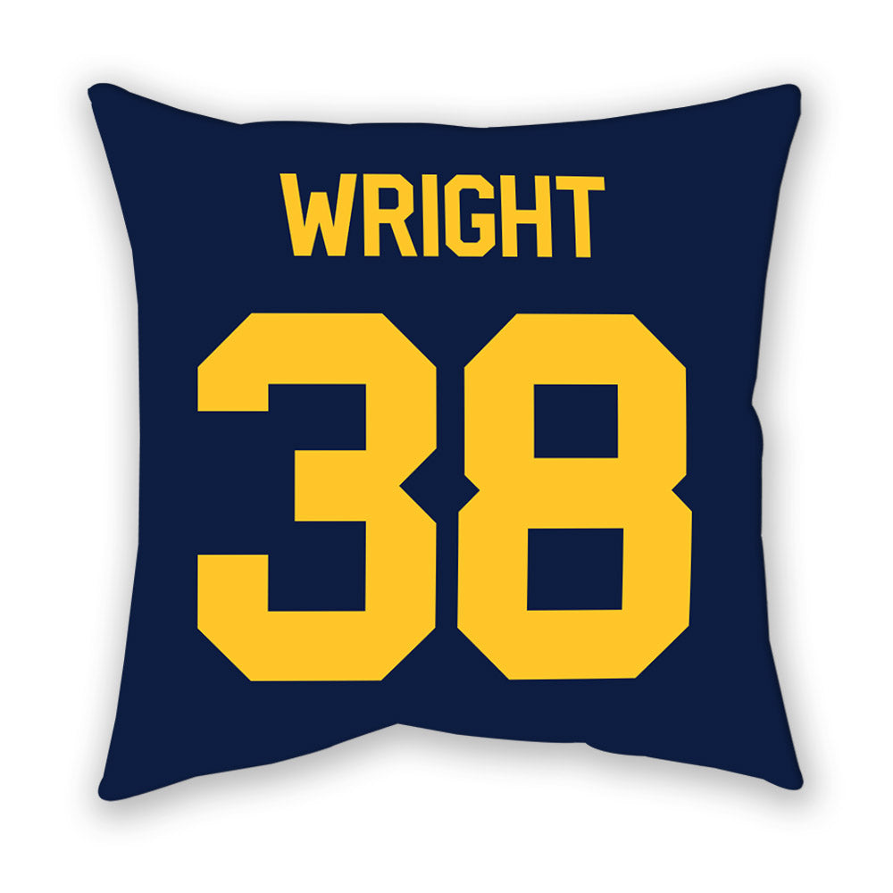 UC Berkeley - NCAA Baseball : Jett Wright - Graphic Pillow-1
