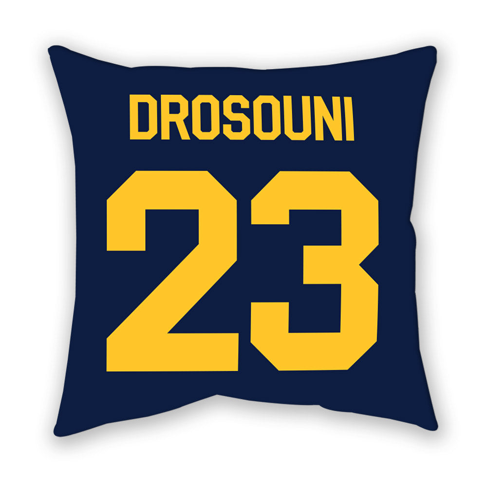 UC Berkeley - NCAA Women's Basketball : Anastasia Drosouni - Graphic Pillow-1