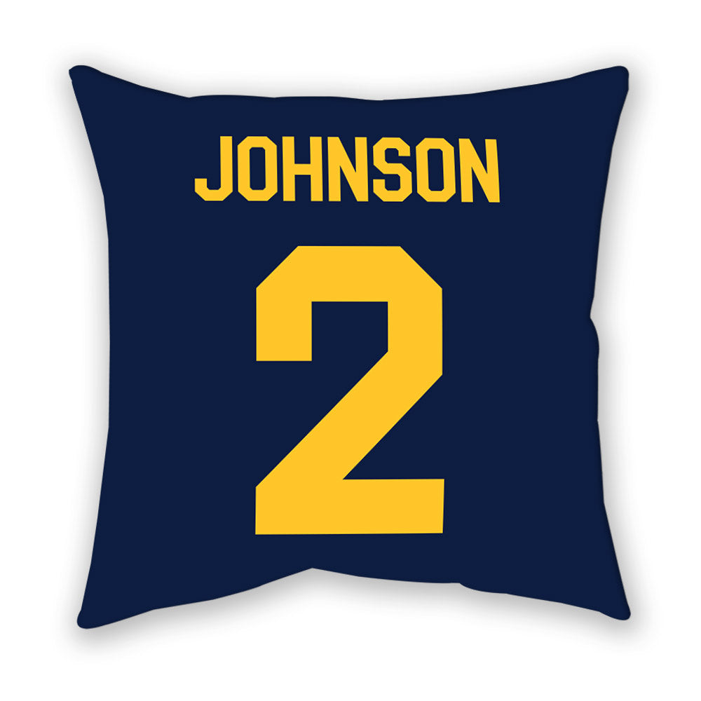 UC Berkeley - NCAA Women's Volleyball : Sophia Johnson - Graphic Pillow-1