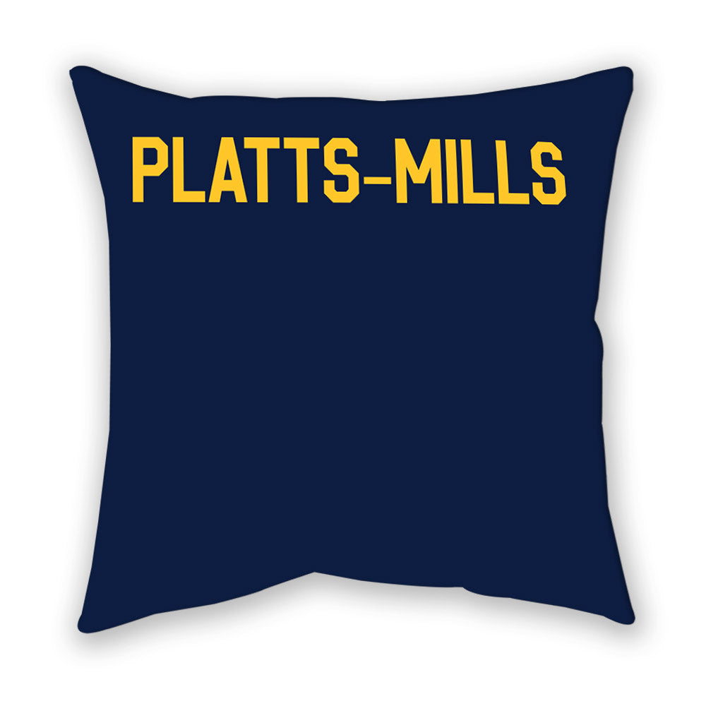 UC Berkeley - NCAA Men's Swimming & Diving : Ian Platts-Mills - Graphic Pillow-1