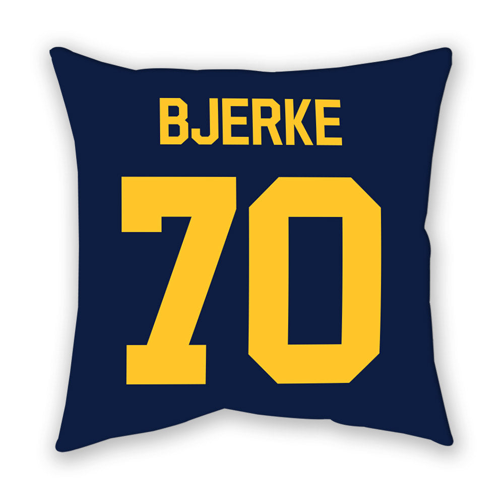 UC Berkeley - NCAA Football : Sam Bjerke - Graphic Pillow-1