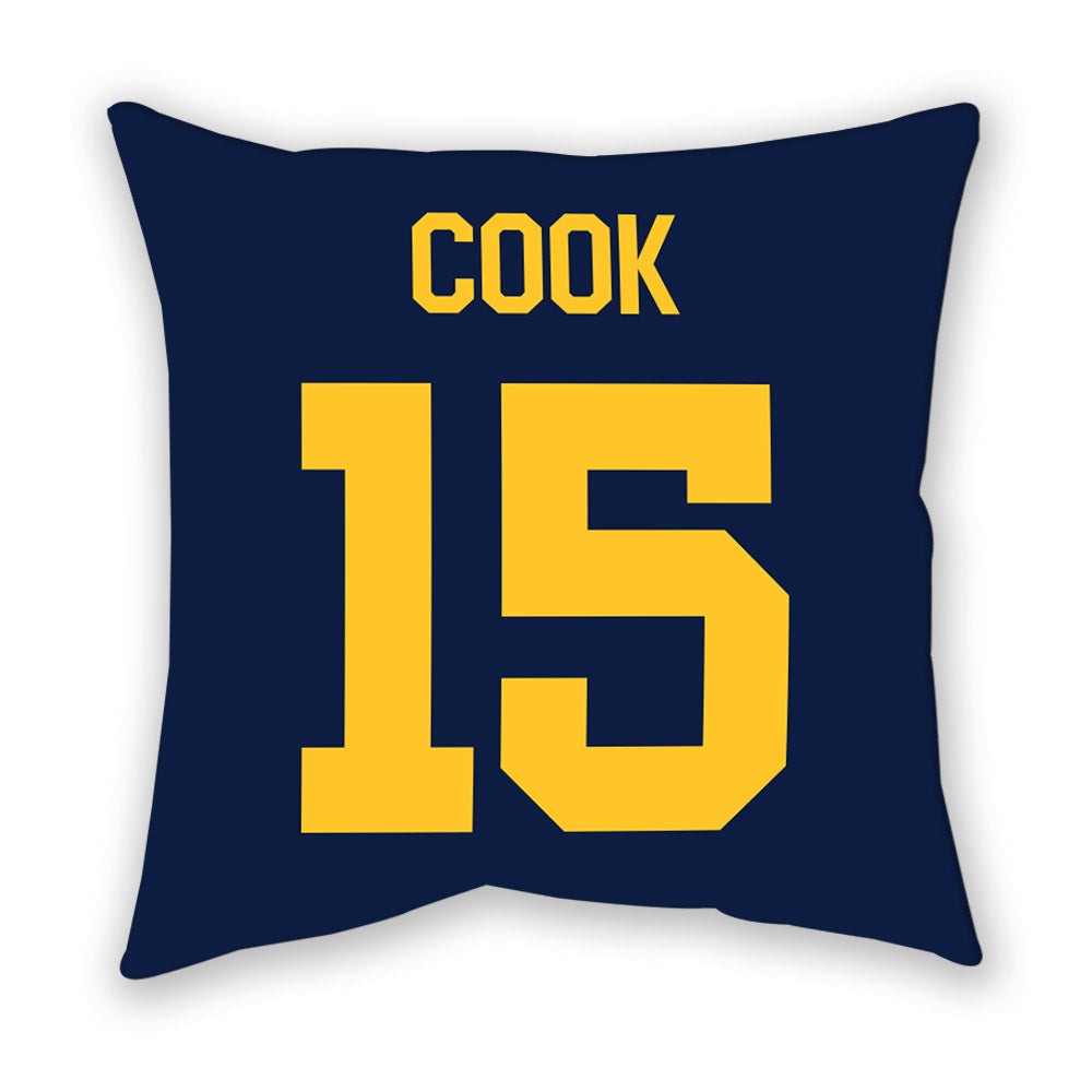 UC Berkeley - NCAA Football : Kaden Cook - Graphic Pillow-1