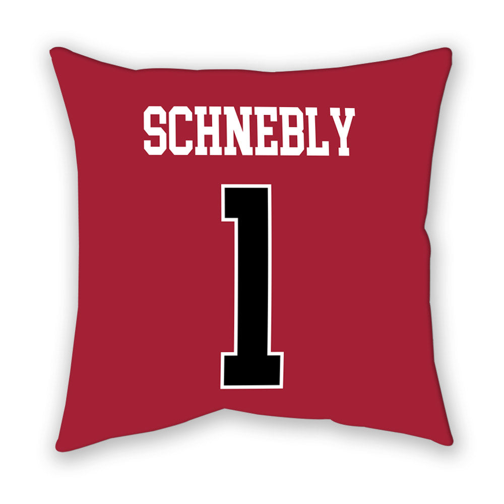 Stanford - NCAA Men's Soccer : Rowan Schnebly - Pillow-1