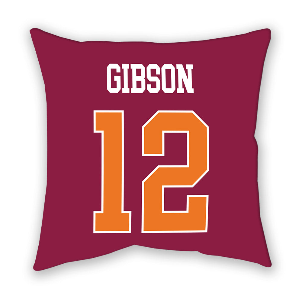 Virginia Tech - NCAA Baseball : Ethan Gibson - Pillow-1