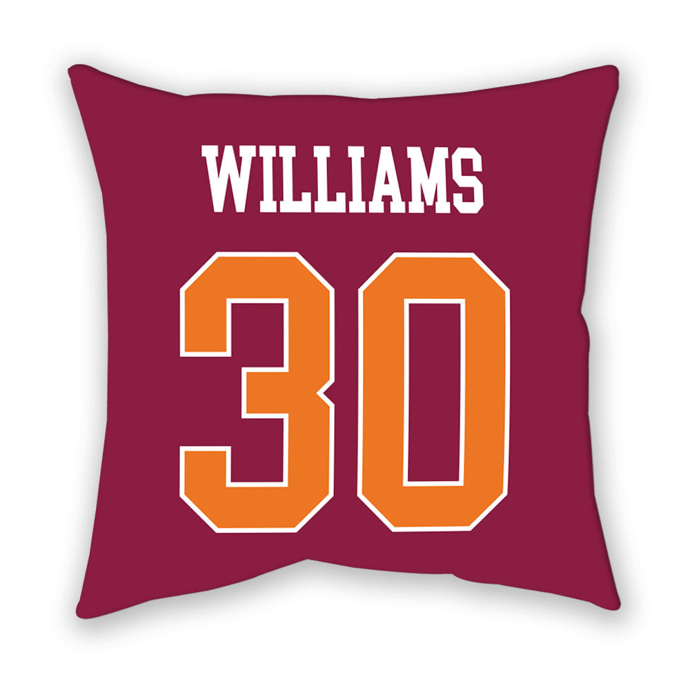 Virginia Tech - NCAA Football : Krystian Williams - Pillow-1
