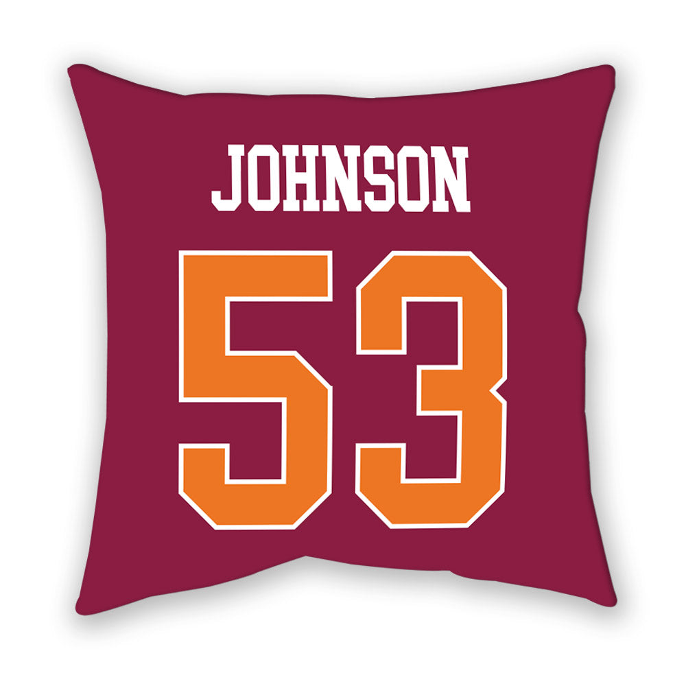 Virginia Tech - NCAA Football : Will Johnson - Pillow-1