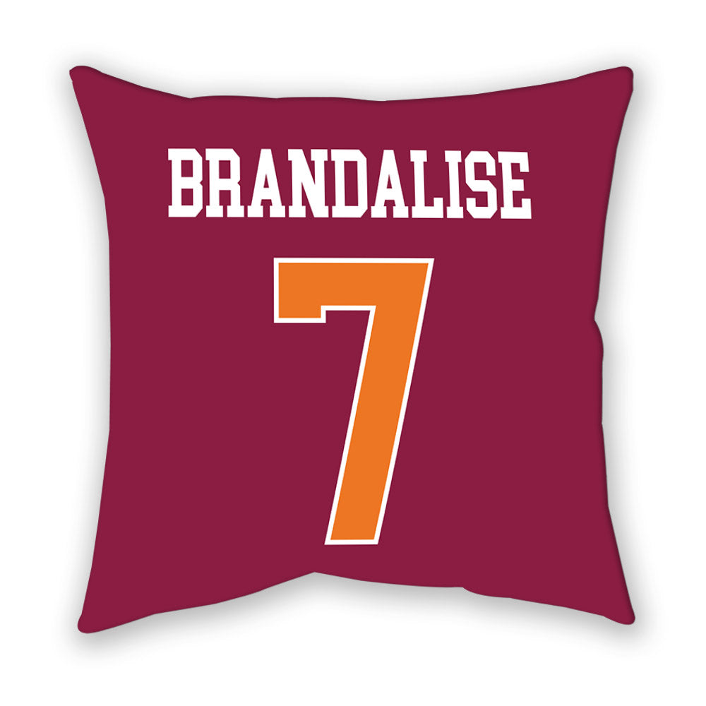 Virginia Tech - NCAA Women's Volleyball : Camilla Brandalise - Pillow-1