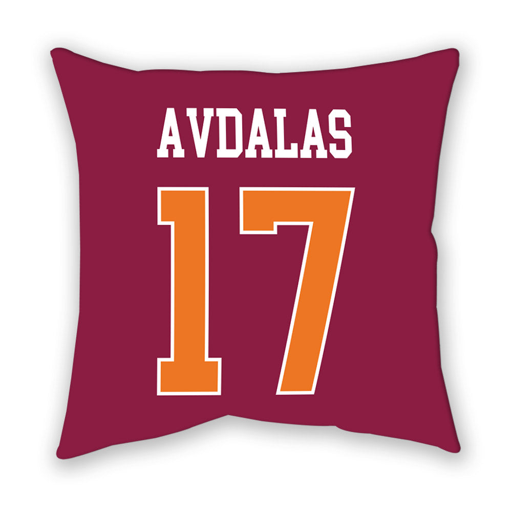 Virginia Tech - NCAA Men's Basketball : Neoklis Avdalas - Pillow-1