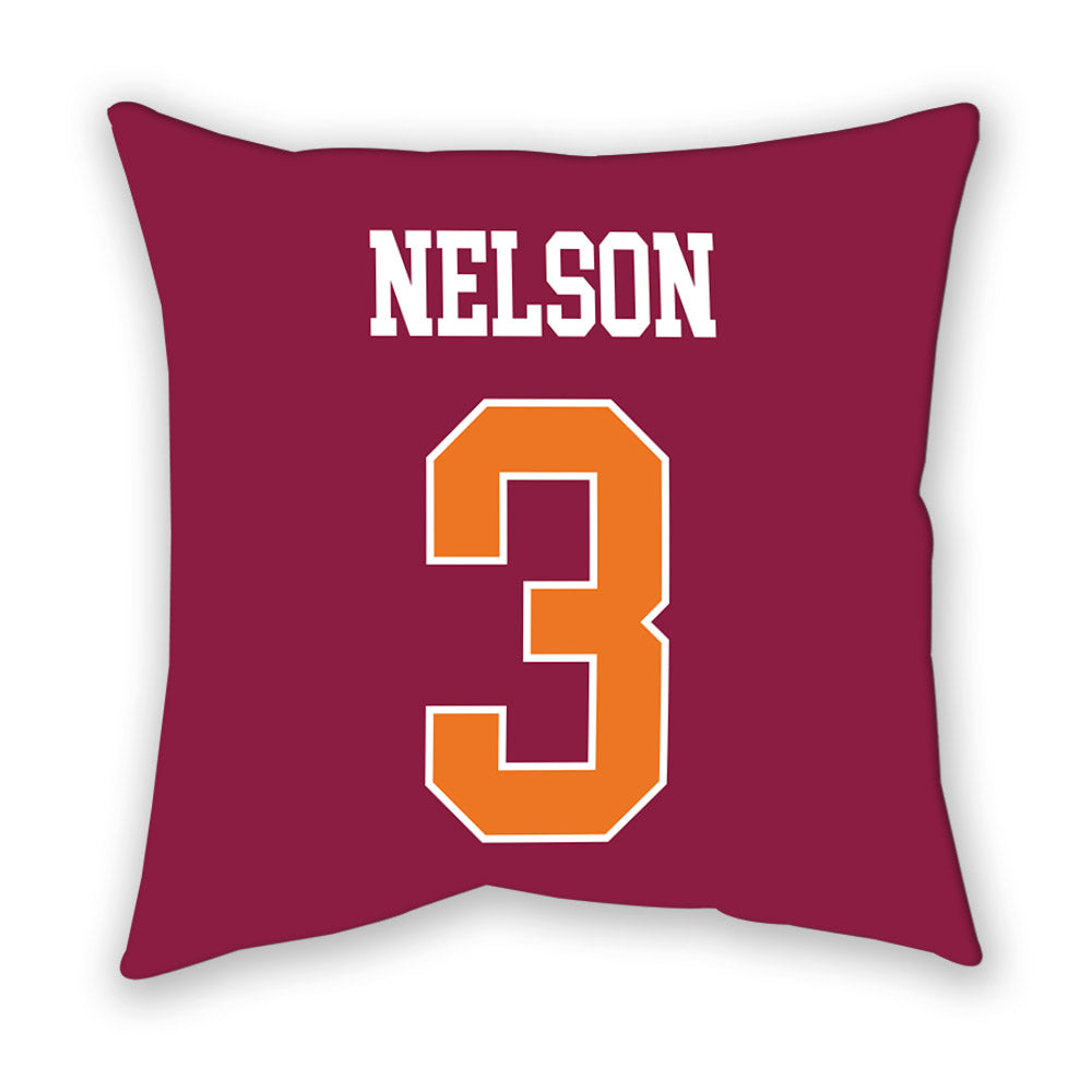 Virginia Tech - NCAA Women's Basketball : Mackenzie Nelson - Pillow-1