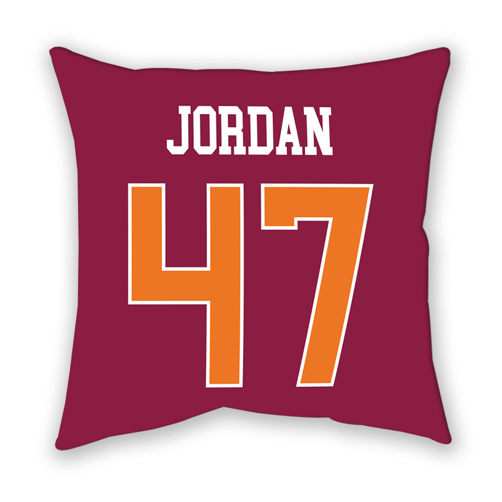 Virginia Tech - NCAA Baseball : Mycah Jordan - Pillow-1