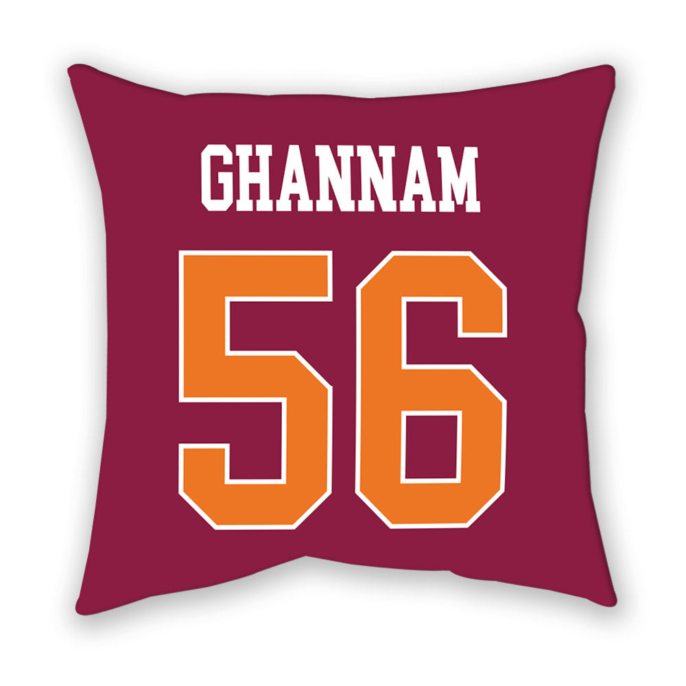 Virginia Tech - NCAA Football : Layth Ghannam - Pillow-1