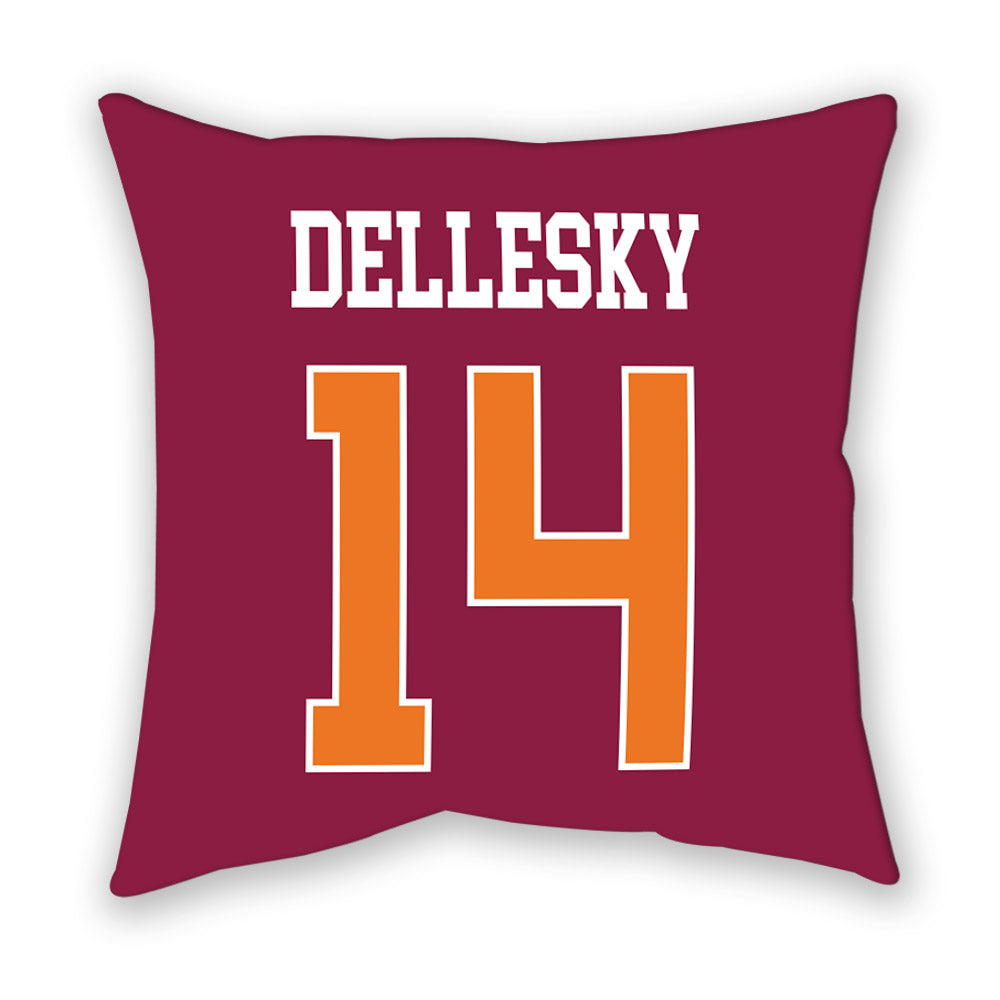 Virginia Tech - NCAA Women's Volleyball : Erica Dellesky - Pillow-1