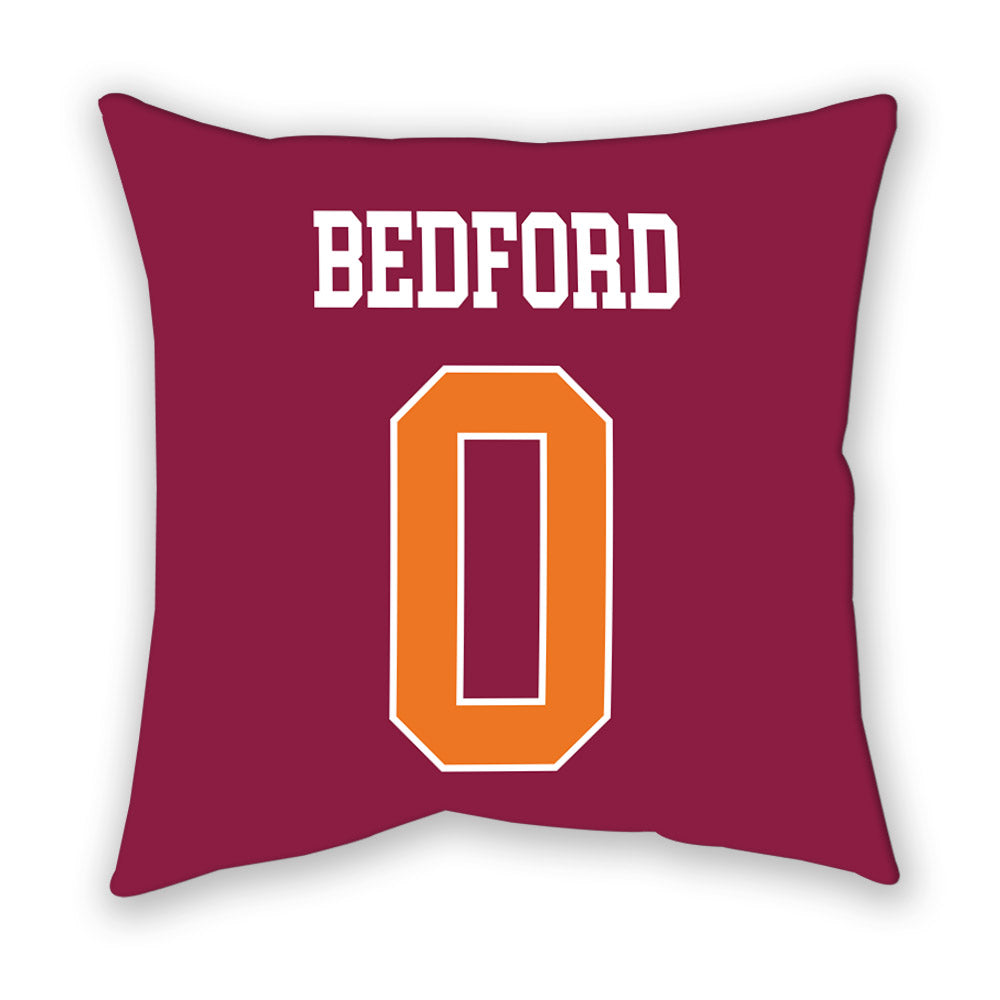 Virginia Tech - NCAA Men's Basketball : Jailen Bedford - Pillow-1