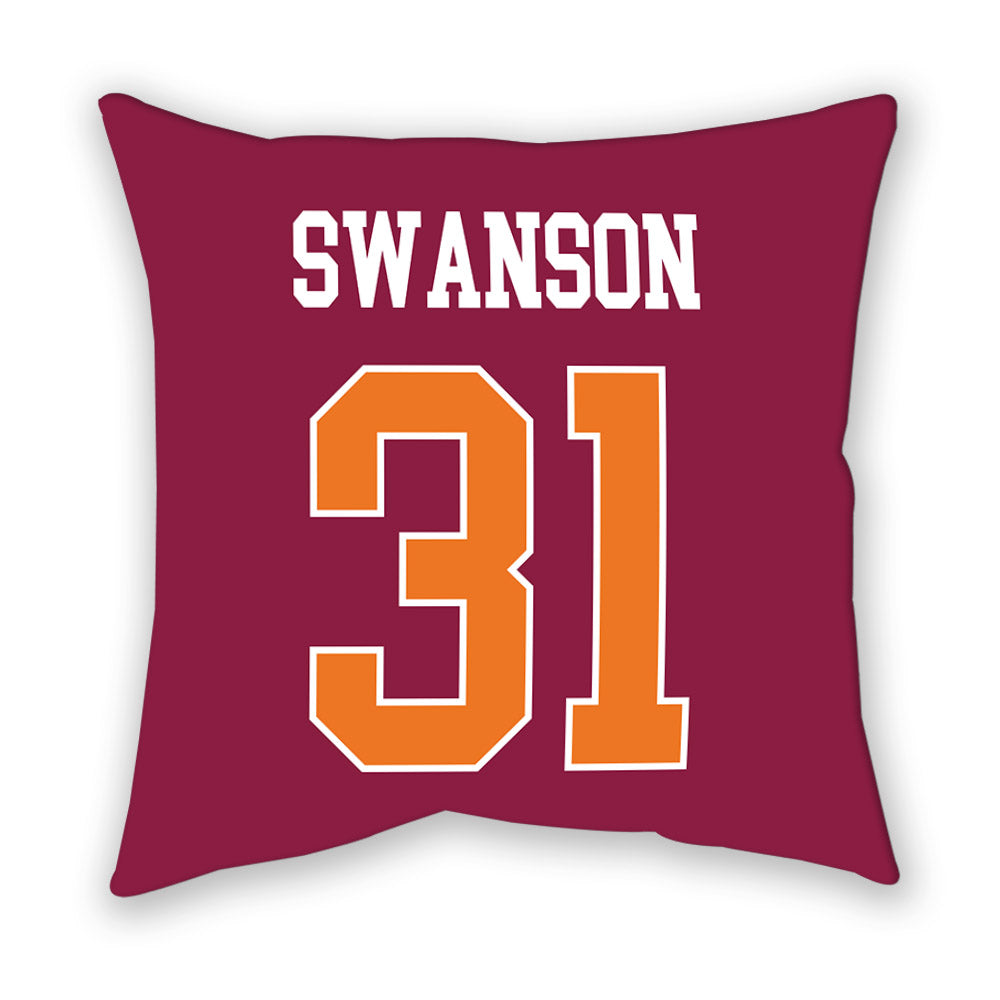 Virginia Tech - NCAA Women's Basketball : Sophie Swanson - Pillow-1