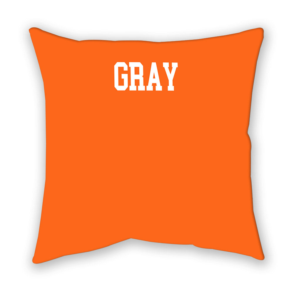 Clemson - NCAA Women's Track & Field : Sad' Gray - Pillow-1