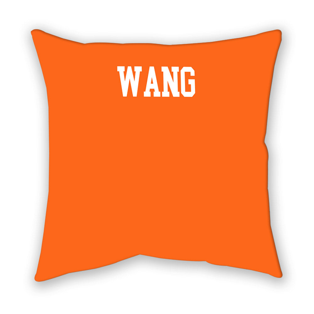 Clemson - NCAA Men's Track & Field : Leupold Wang - Pillow-1