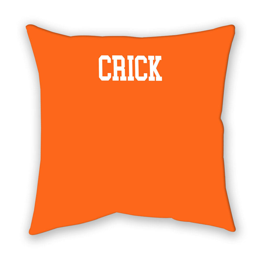 Clemson - NCAA Men's Track & Field : Charlie Crick - Pillow-1