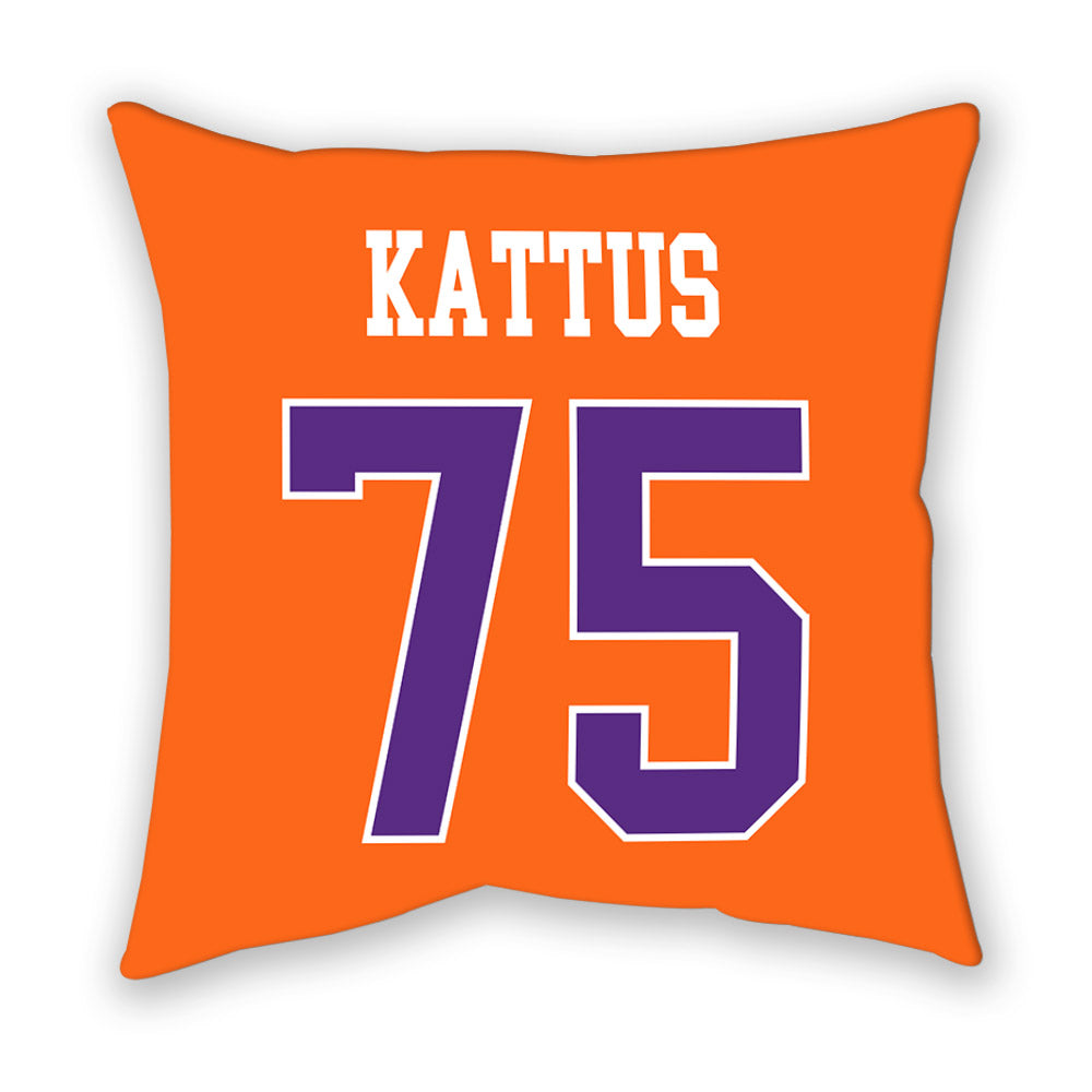 Clemson - NCAA Football : Tucker Kattus - Pillow-1