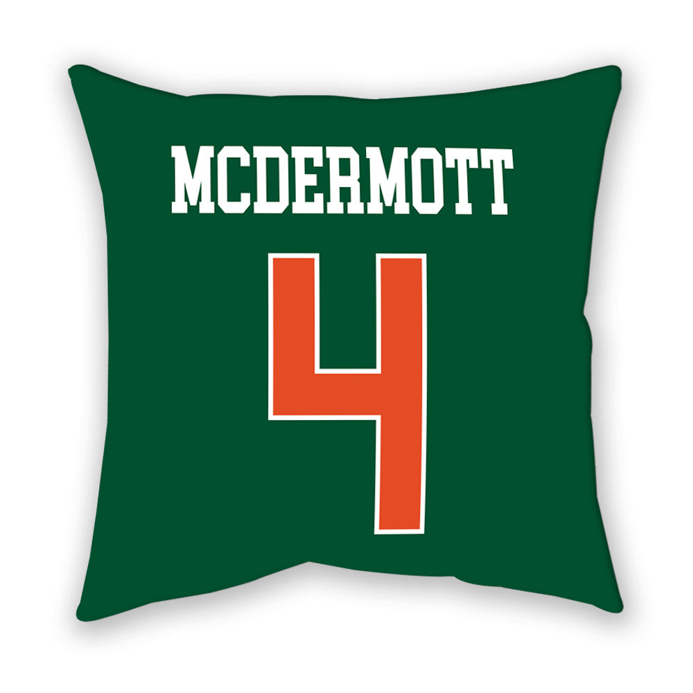 Miami - Women's Volleyball Alumni : Brooke McDermott - Pillow-1