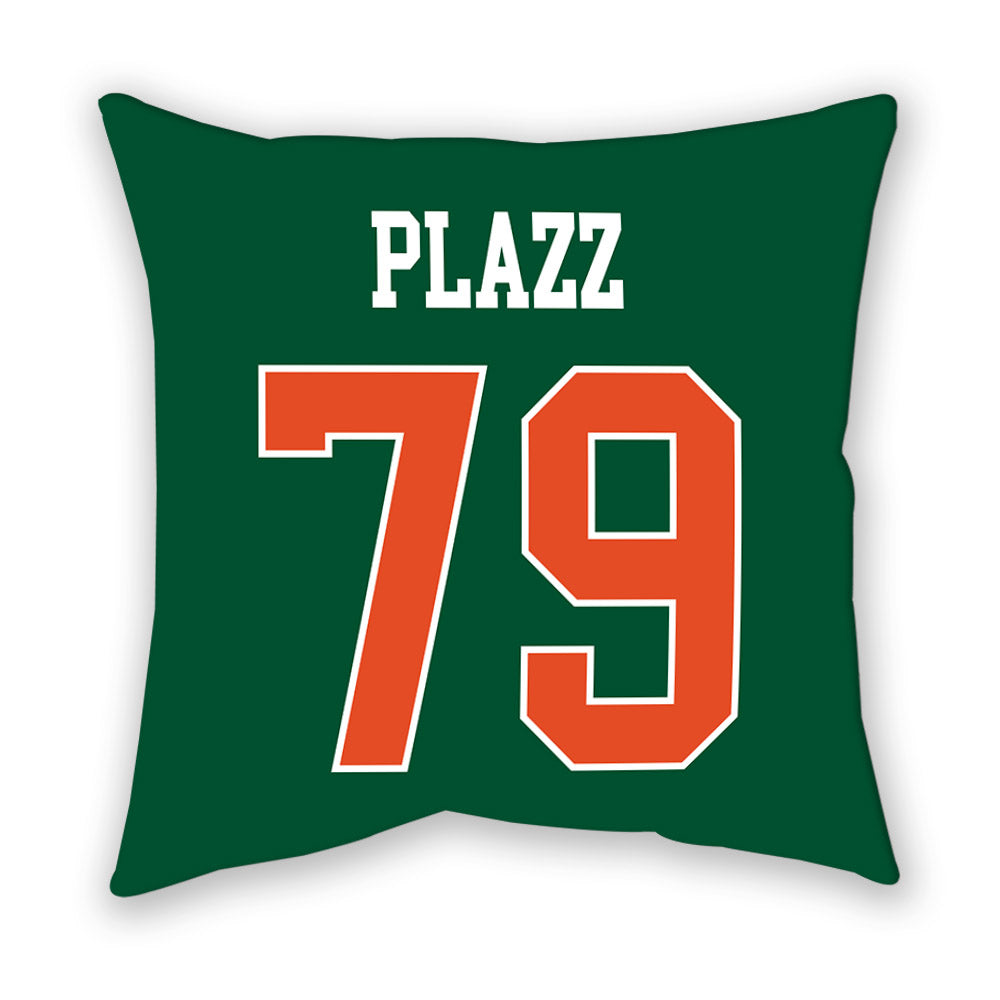 Miami - NCAA Football : Deryc Plazz - Pillow-1