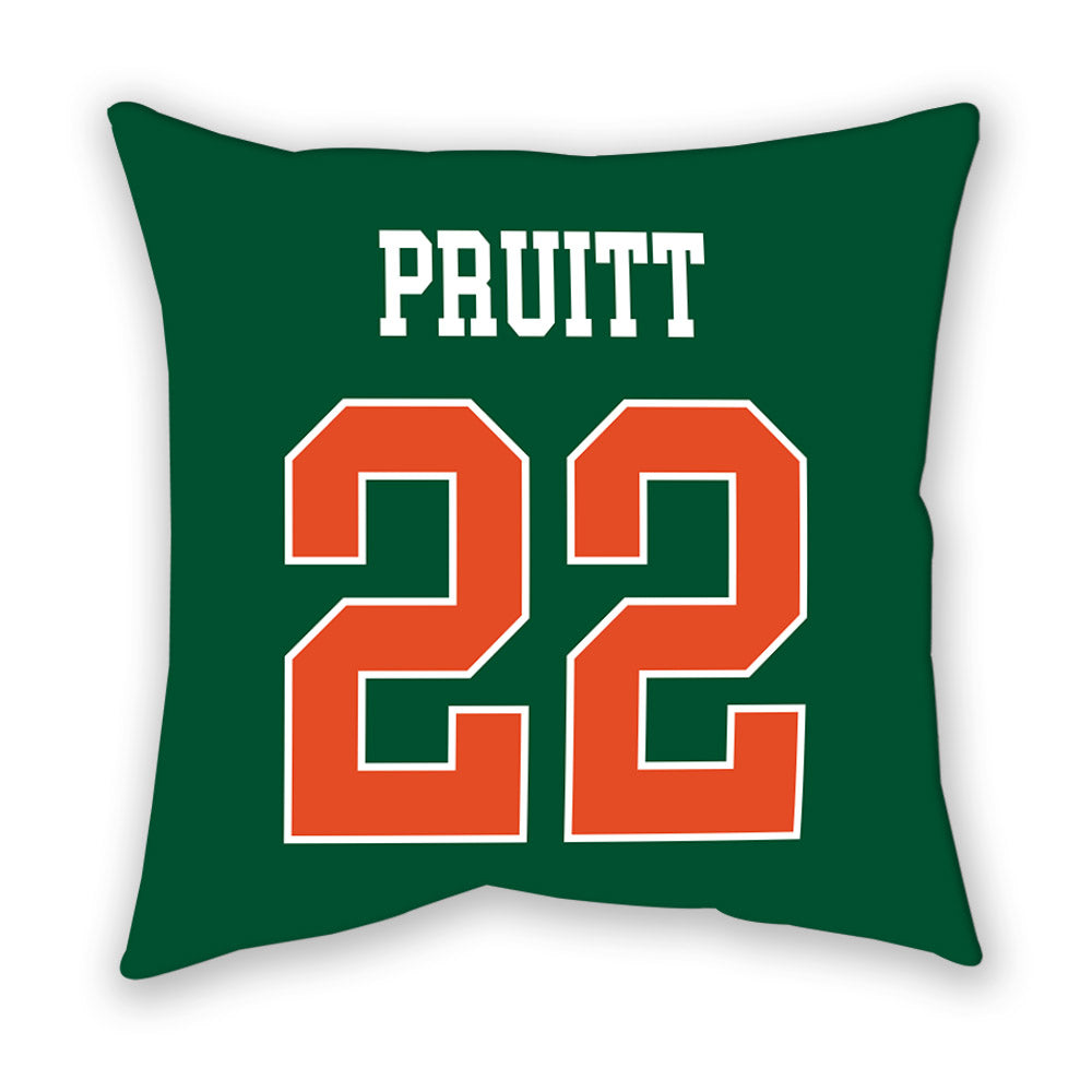 Miami - NCAA Football : Cam Pruitt - Pillow-1