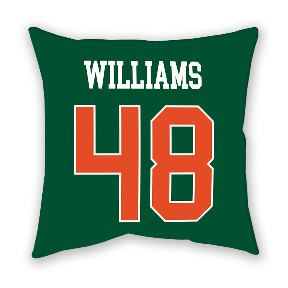 Miami - NCAA Football : Andres Williams - Pillow-1