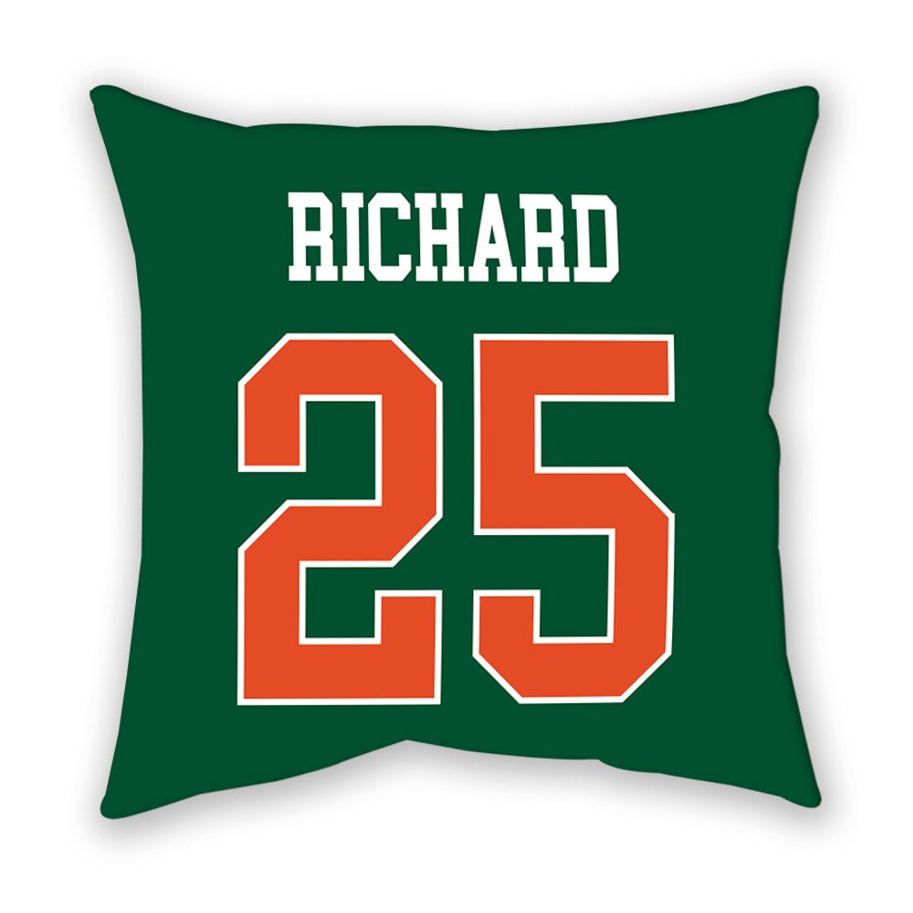 Miami - NCAA Football : Jadais Richard - Pillow-1