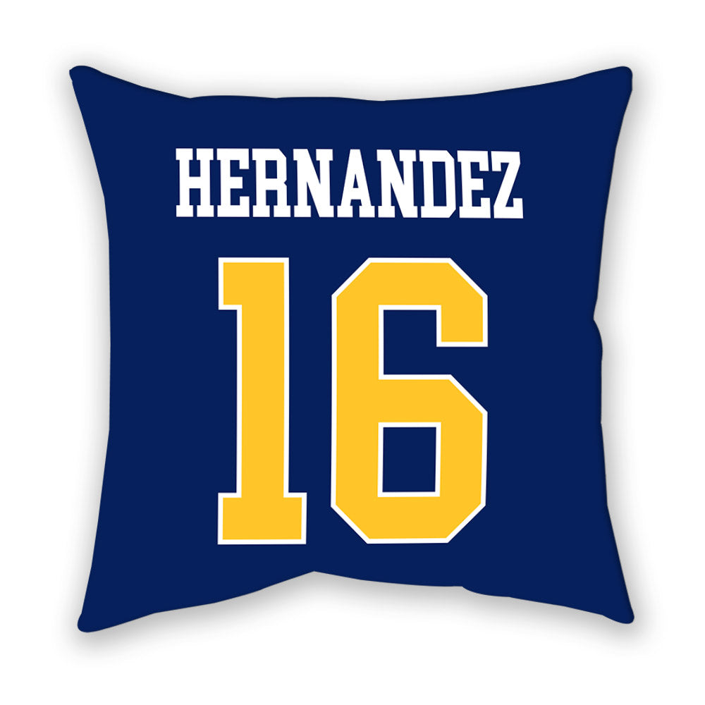 Marquette - NCAA Women's Soccer : Olivia Hernandez - Pillow-1