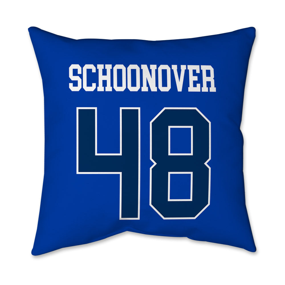 BYU - NCAA Football : Bodie Schoonover - Graphic Pillow 16x16-1