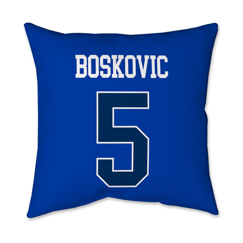 BYU - NCAA Men's Basketball : Mihailo Boskovic - Graphic Pillow 16x16-1
